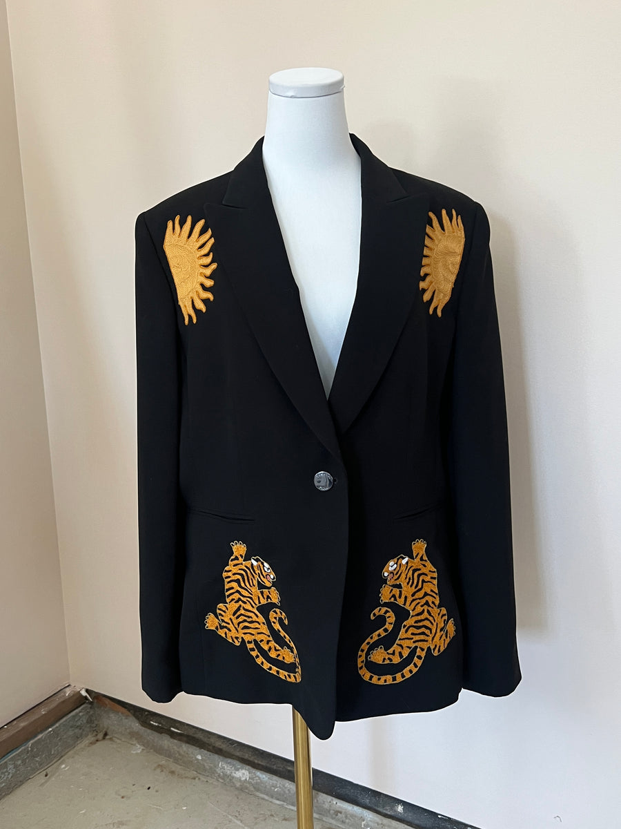 Upcycled Tiger Blazer