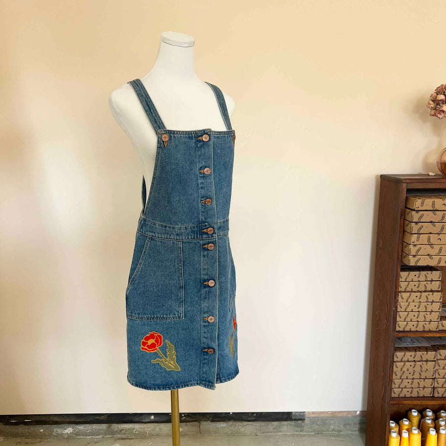 Denim Poppy Dress