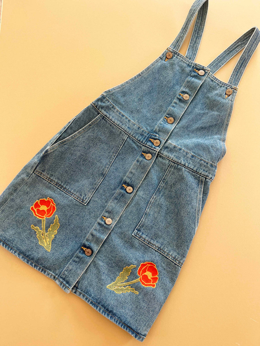 Denim Poppy Dress